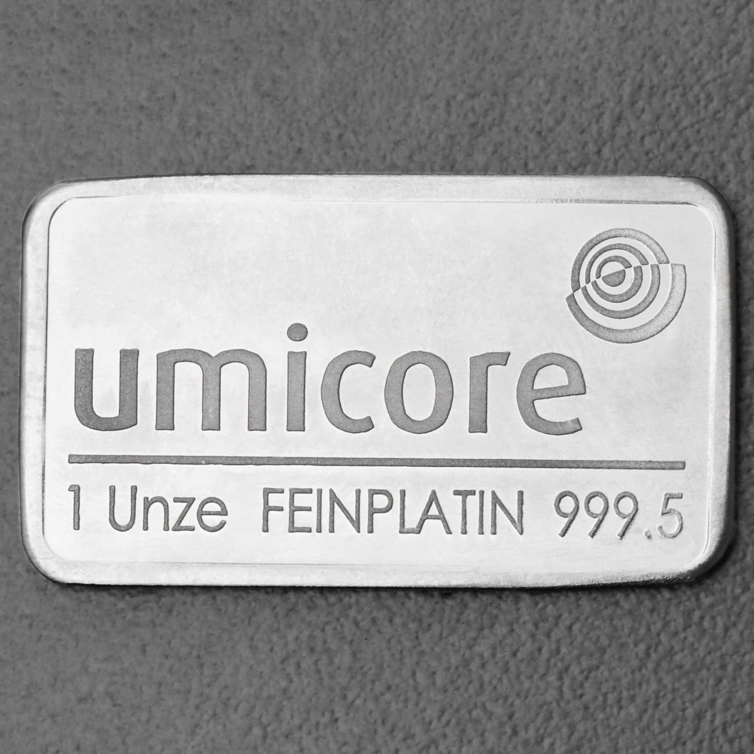 Platinbarren 1oz UMICORE (Pt) - Hauptansicht