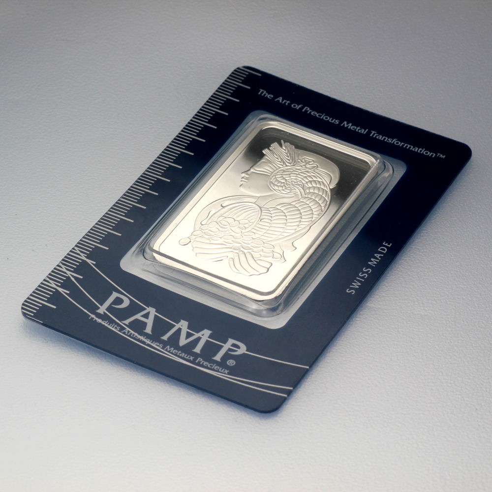 Silberbarren 1oz "Fortuna" PAMP - Detailansicht 1