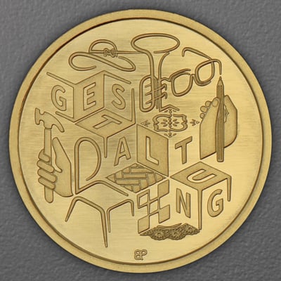 Goldmünze 50 Euro "Gestaltung" 2026 Deutsches Handwerk (Deutschland) - Hauptansicht