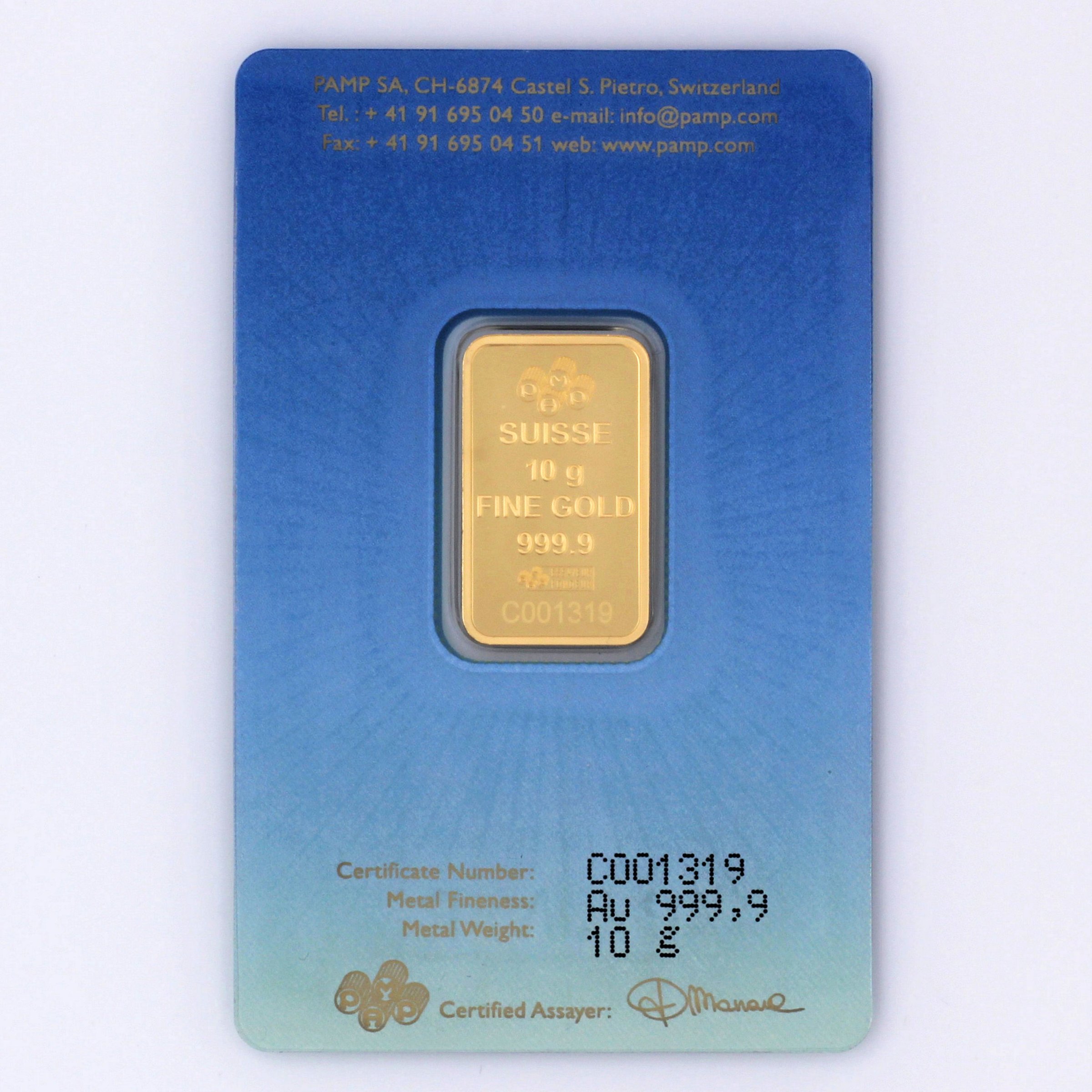 Goldbarren 10g PAMP "Mekka - Ka Bah" - Detailansicht 1