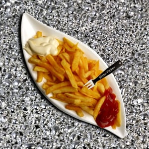 Gourmet-Gabel "Silver-Picker" 925er Ag, gravierbar - Miniaturansicht 2