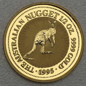Goldmünze 1/2oz "Känguru" 1995 Australian Nugget (Australien) - Hauptansicht