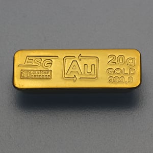 Goldbarren 20g Au ESG (klassischer Sargbarren) - Miniaturansicht 2