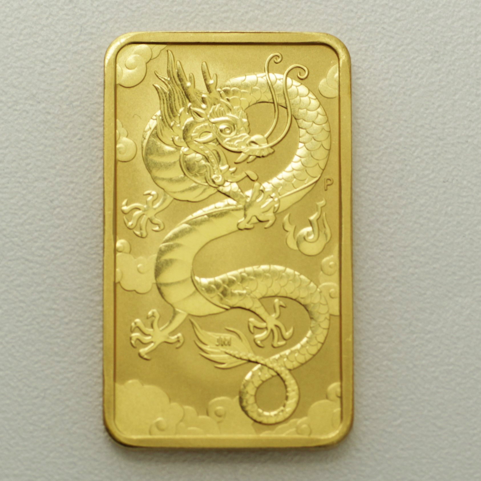Gold Münzbarren 1oz "Rectangular Dragon" 2019 (Australien) - Detailansicht 1