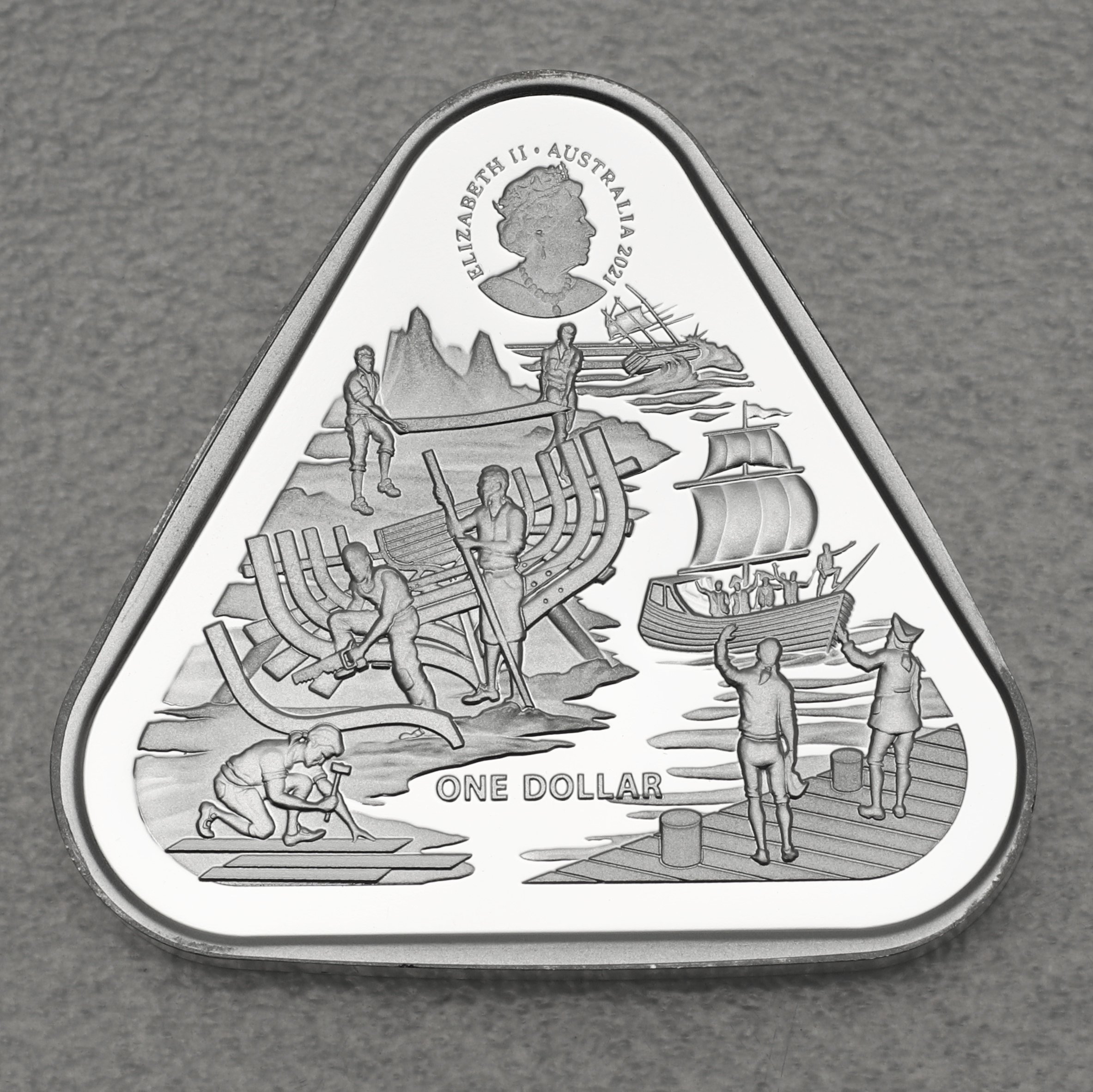 Silbermünze 1oz "Zeewijk" 2021 Shipwrecks 19% (Australien) - Detailansicht 2