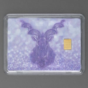 Goldbarren 1g "Sternzeichen: Steinbock" (Flip) - Miniaturansicht 2