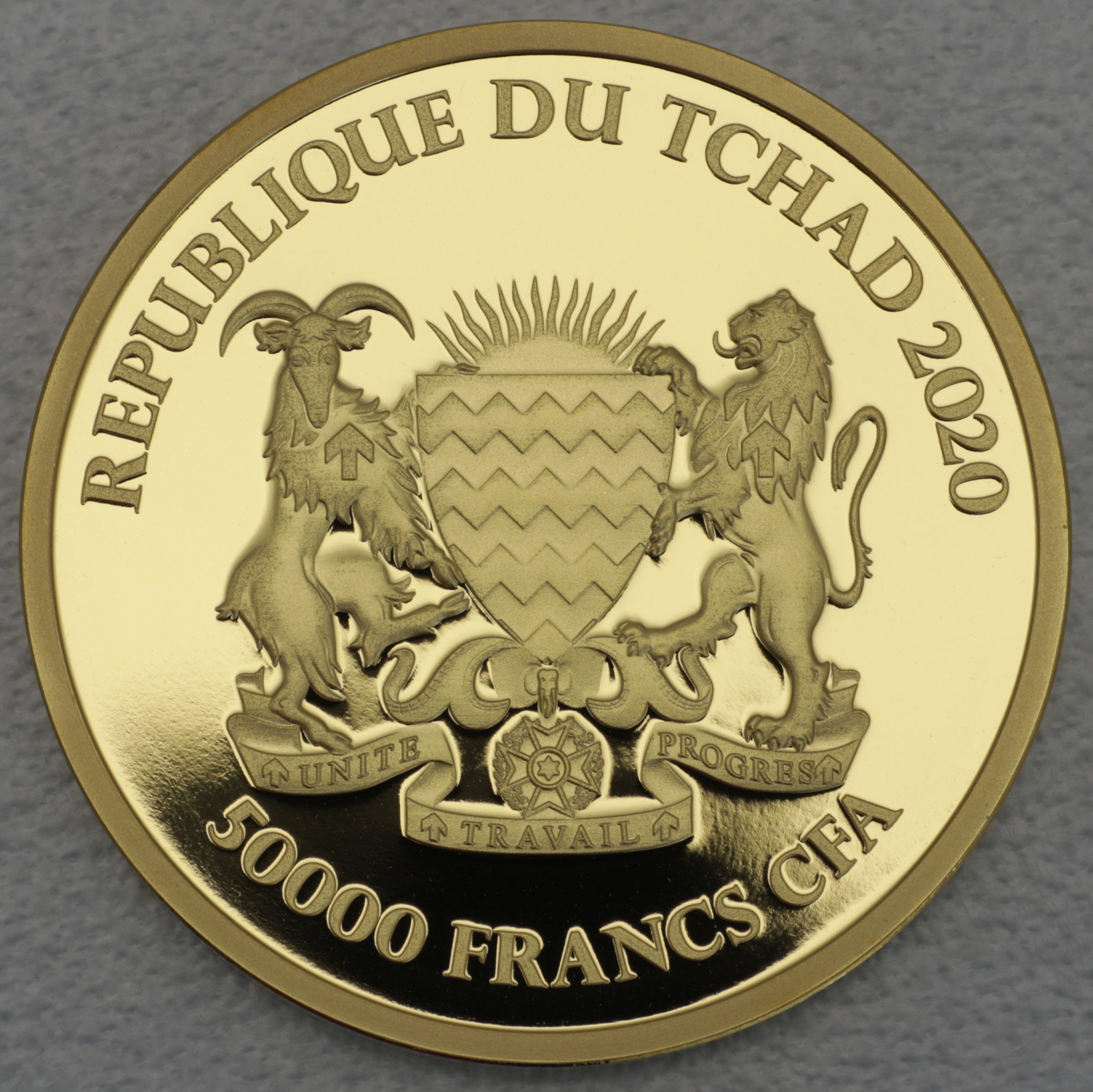 Goldmünze 1oz "Mandala Hippo" 2020 (Tschad) - Detailansicht 1