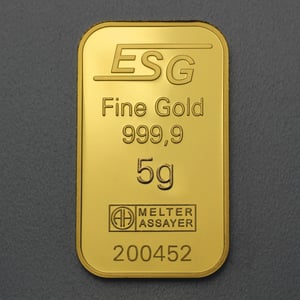 Goldbarren 5g "Fairtrade Gold" (999,9 Au), Blister - Miniaturansicht 3