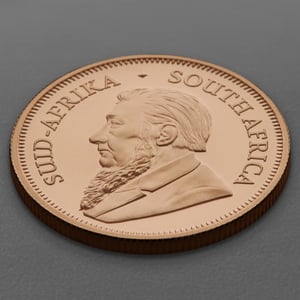 Goldmünze 1/10oz "Krügerrand" aktueller Jahrgang (Südafrika) - Miniaturansicht 4