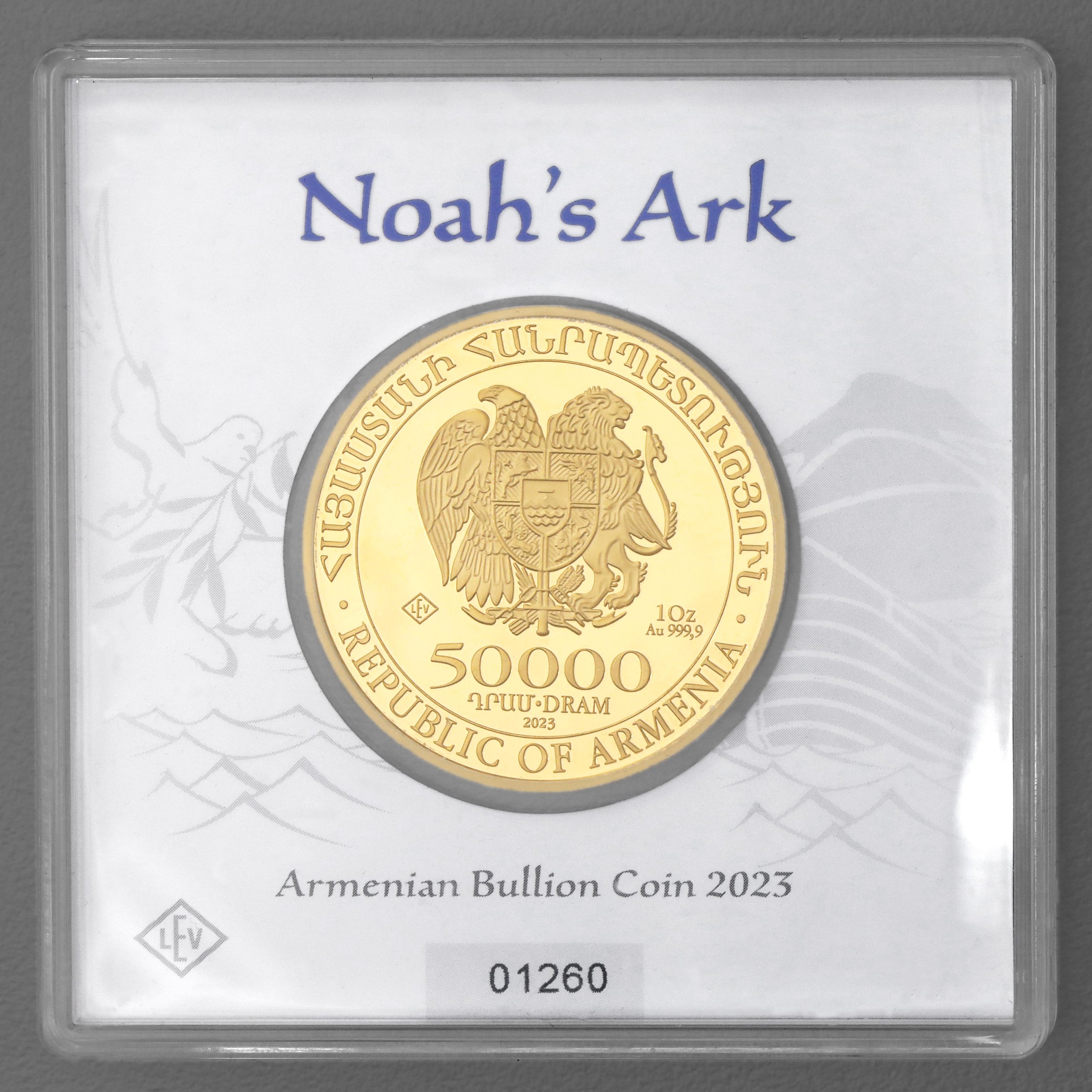 Goldmünze 1oz "Arche Noah" 2023 (Armenien) - Detailansicht 3