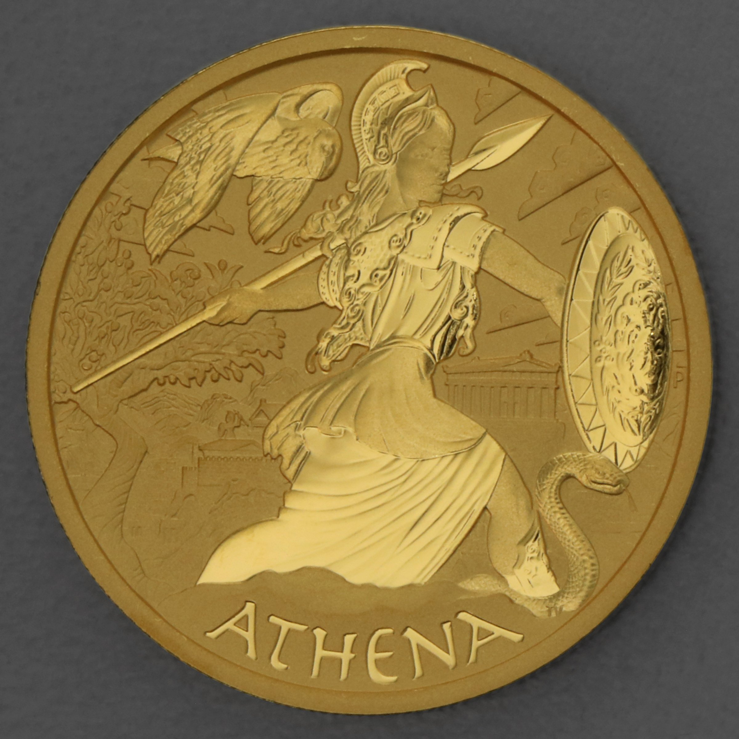 Goldmünze 1oz "Athena" 2022 Gods of Olympus (Tuvalu) - Hauptansicht