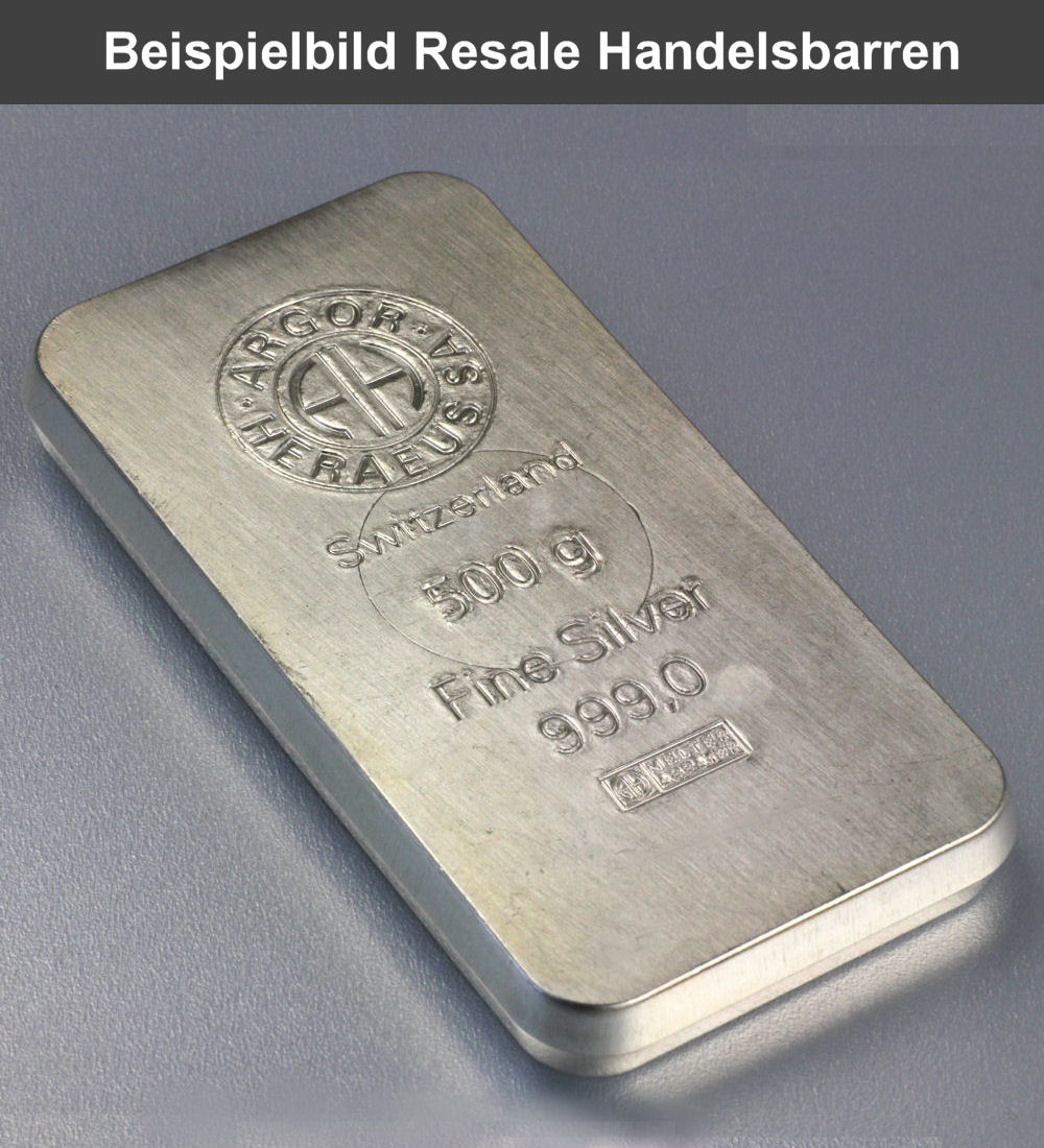 Silberbarren 500g (Resale) - Detailansicht 1
