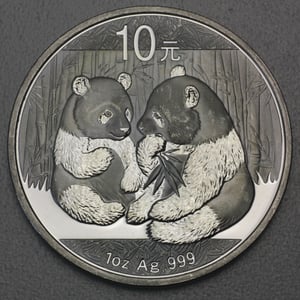 Silbermünze 1oz "Panda" 2009 (China) - Miniaturansicht 1