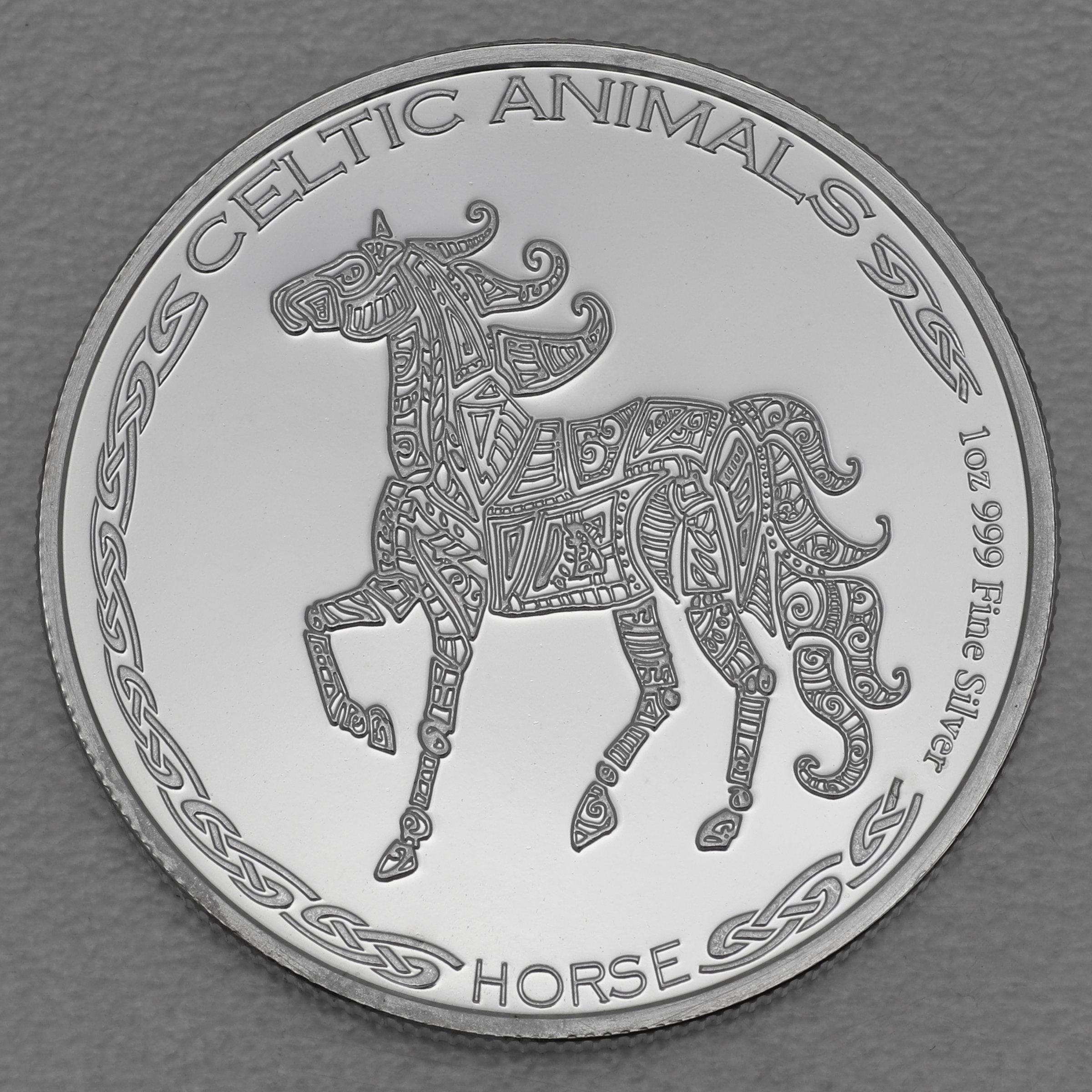 Silbermünze 1oz "Horse" 2020 Celtic Animals (Tschad) - Hauptansicht