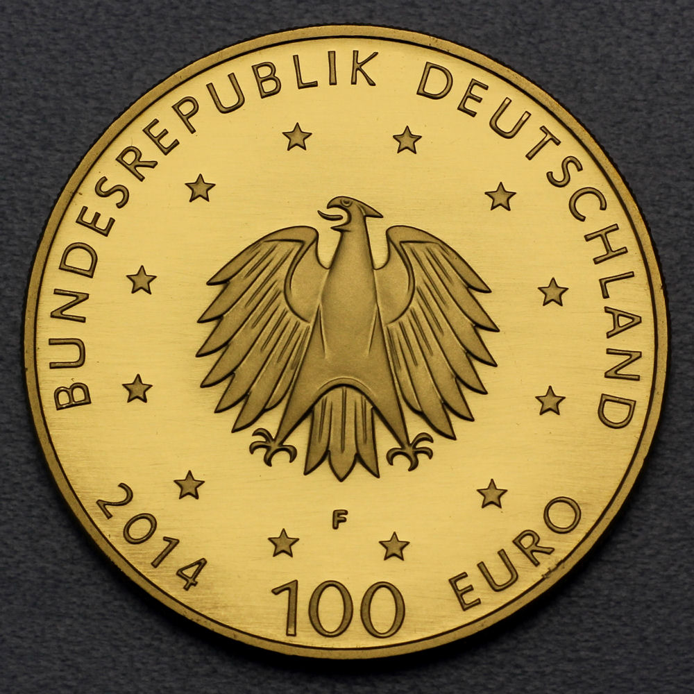 Goldmünze 100 Euro "Lorsch" 2014 Unesco-Weltkulturerbe (Deutschland) - Detailansicht 1
