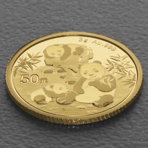 Goldmünze 3g "Panda" 2025 (China) - Miniaturansicht 3