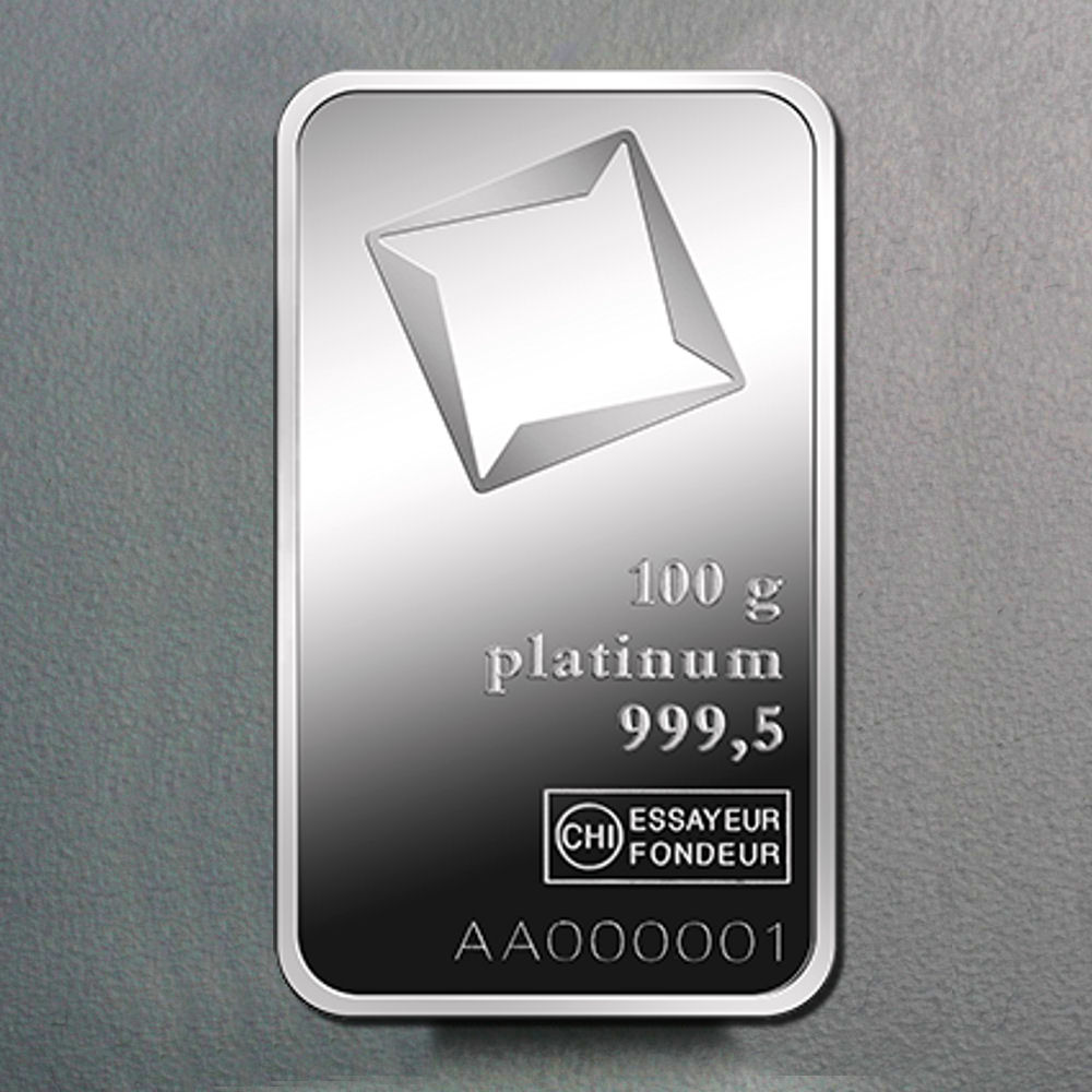 Platinbarren 100g VALCAMBI (Pt) - Hauptansicht