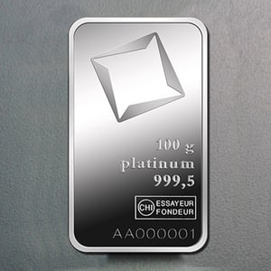 Platinbarren 100g VALCAMBI (Pt) - Hauptansicht