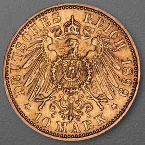 Goldmünze 10 Mark "Wilhelm II." 1899-A J.251 (Preußen) - Miniaturansicht 2