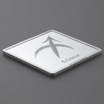 Silberbarren 1oz "Sternzeichen Schütze" Gravurbarren quadratisch - Miniaturansicht 3
