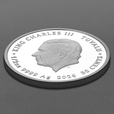 Silbermünze 1/2oz "Benedict & Sophie" 2026 (PP/koloriert) Bridgerton (Tuvalu) - Miniaturansicht 4