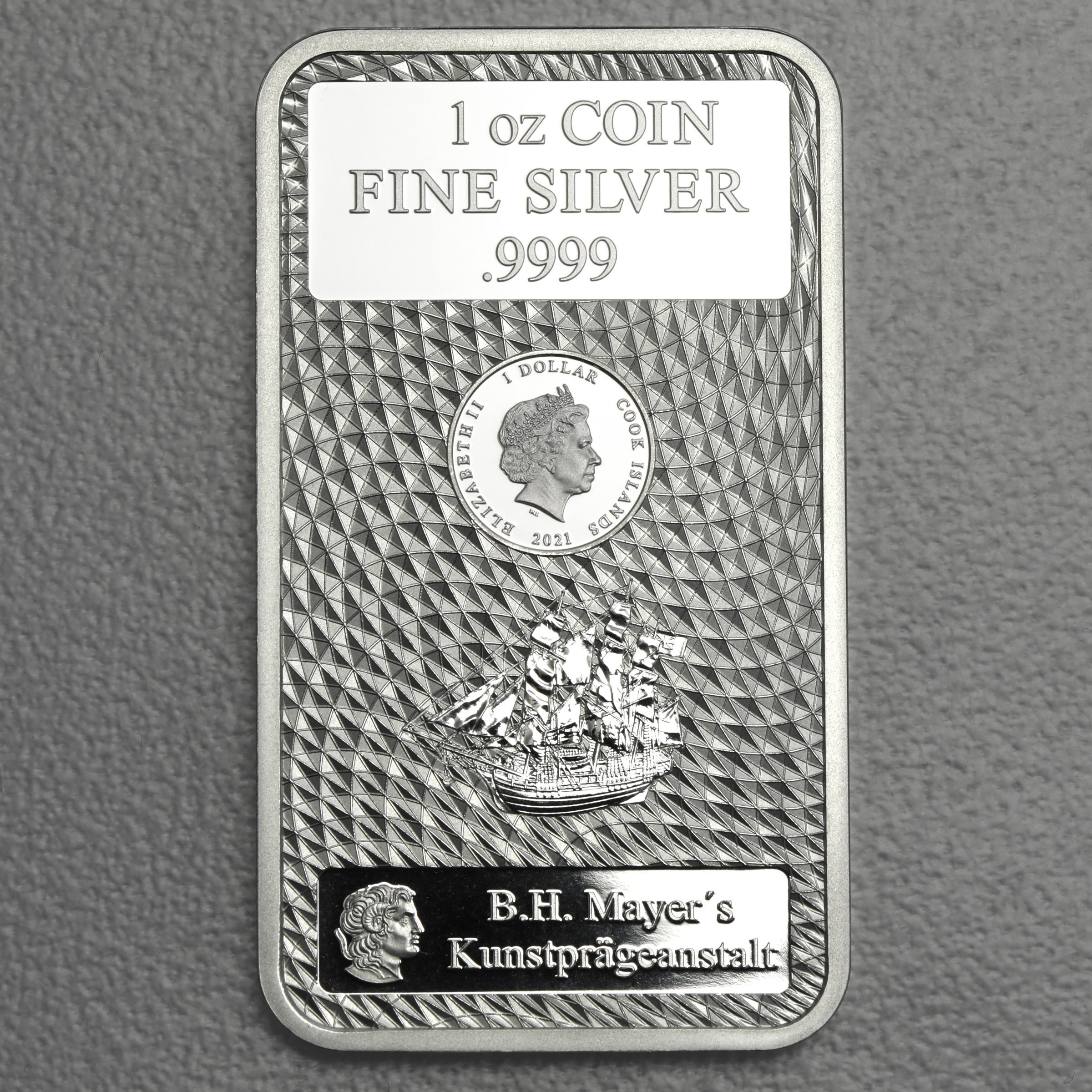 Münzbarren 1oz "Cook Islands – New Generation" - Hauptansicht