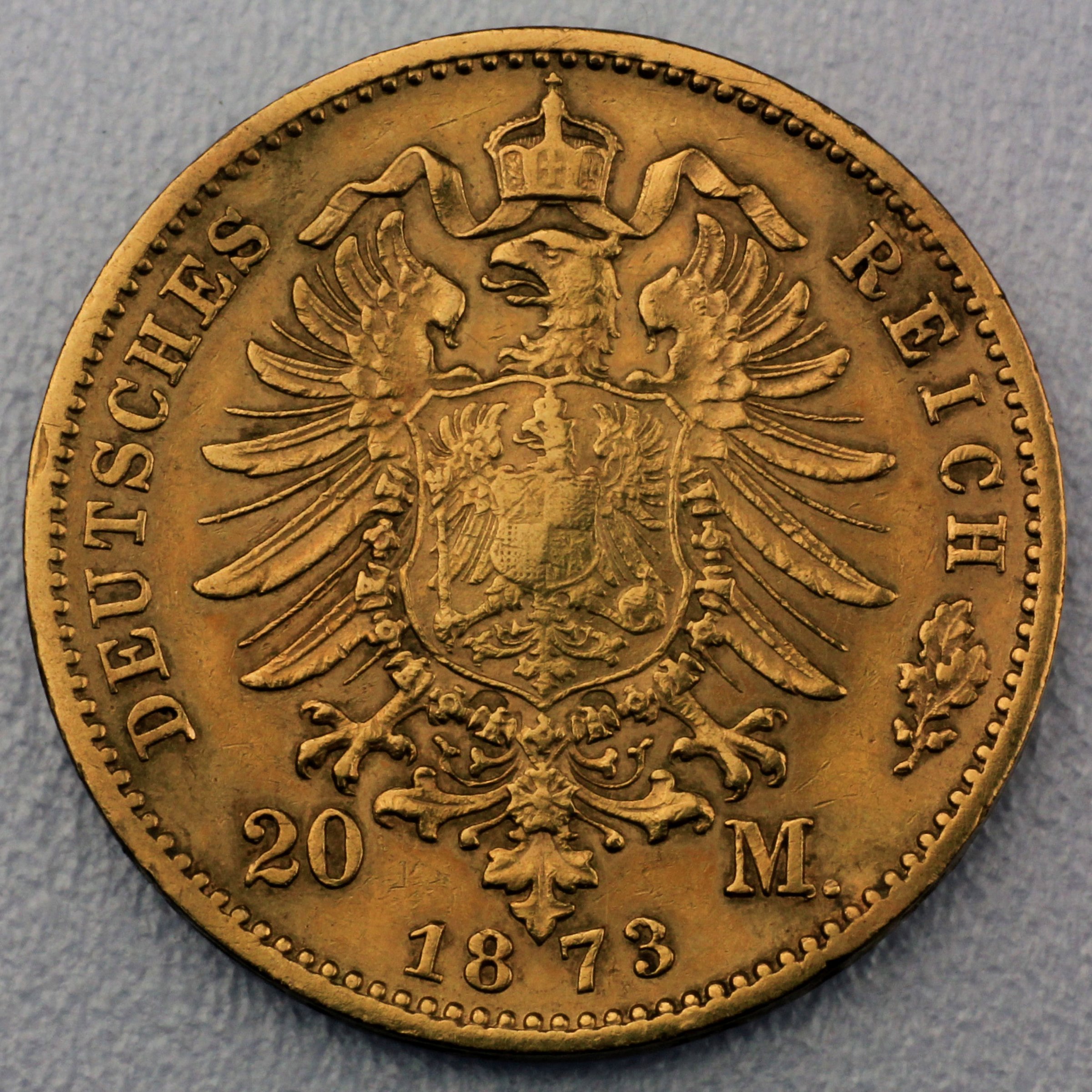 Goldmünze 20 Mark "Karl" (Württemberg) - Detailansicht 1