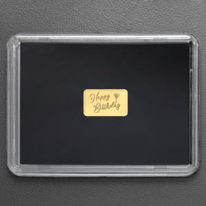 Goldbarren 2,5g Gravur "Happy Birthday" - Miniaturansicht 5