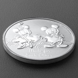 Silbermünze 1oz "Mickey & Minnie" 2023 Disney – Valentines (Niue) - Miniaturansicht 3
