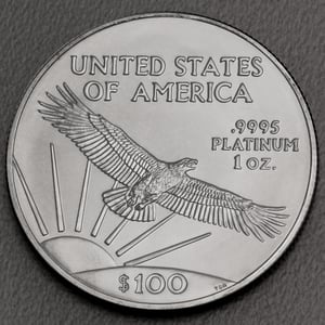 Platinmünze 1oz "American Eagle" diff. (USA) - Miniaturansicht 2