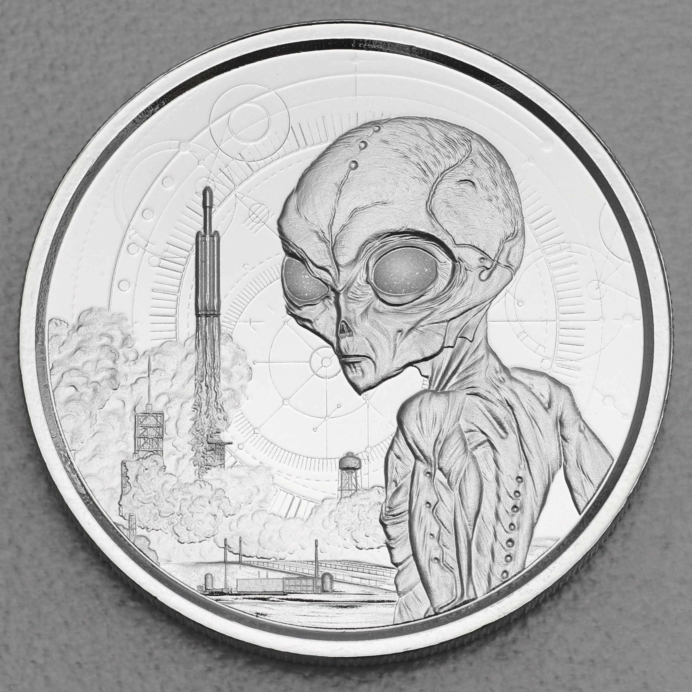 Silbermünze 1oz "Alien" 2021 (Ghana) - Hauptansicht