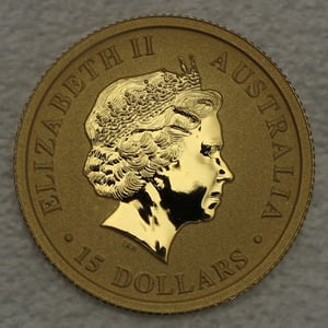 Goldmünze 1/10oz "Känguru" 2015 (Australien) - Miniaturansicht 2
