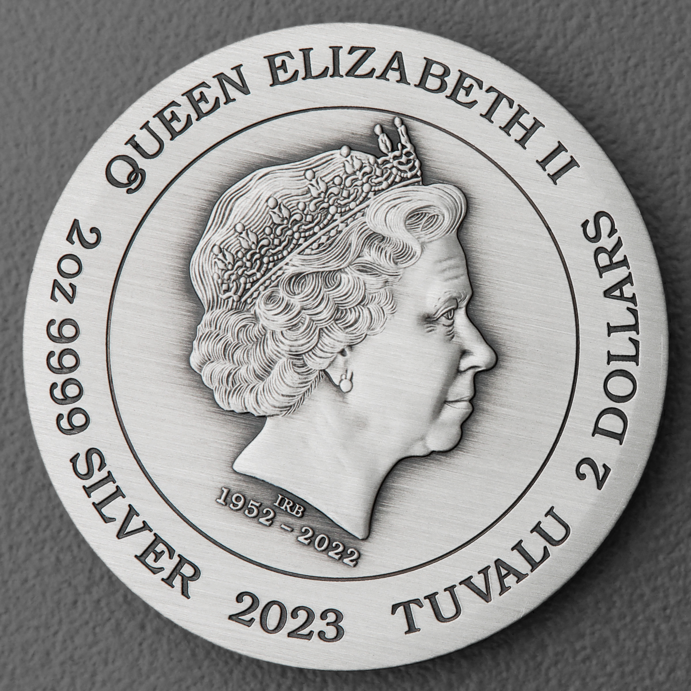 Silbermünze 2oz "The Phantom" 2023 (AF/koloriert) (Tuvalu) - Detailansicht 1
