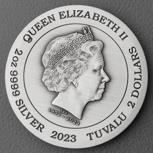 Silbermünze 2oz "The Phantom" 2023 (AF/koloriert) (Tuvalu) - Miniaturansicht 2