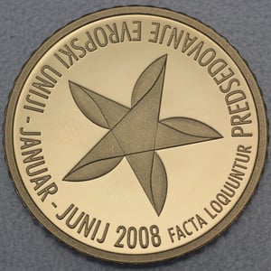 Goldmünze "100 Euro" 2008 EU-Ratspräsidentschaft (Slowenien) - Miniaturansicht 1