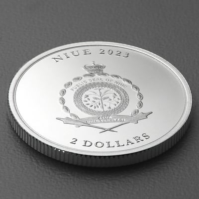 Silbermünze 1oz "Vivat Humanitas" 2023 (Niue) - Miniaturansicht 4