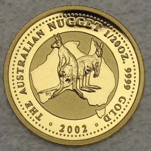 Goldmünze 1/20oz "Känguru" 2002 Australian Nugget (Australien) - Hauptansicht