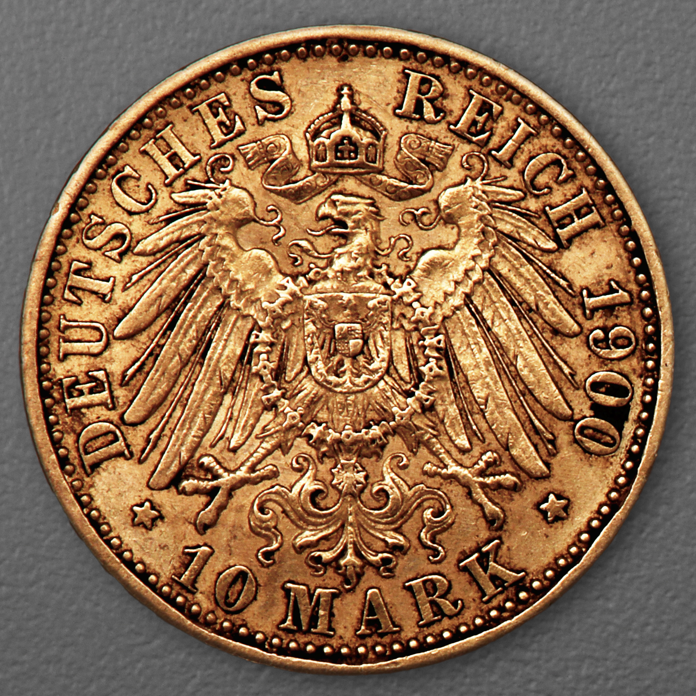 Goldmünze 10 Mark "Wilhelm II." 1900-A J.251 (Preußen) - Detailansicht 1