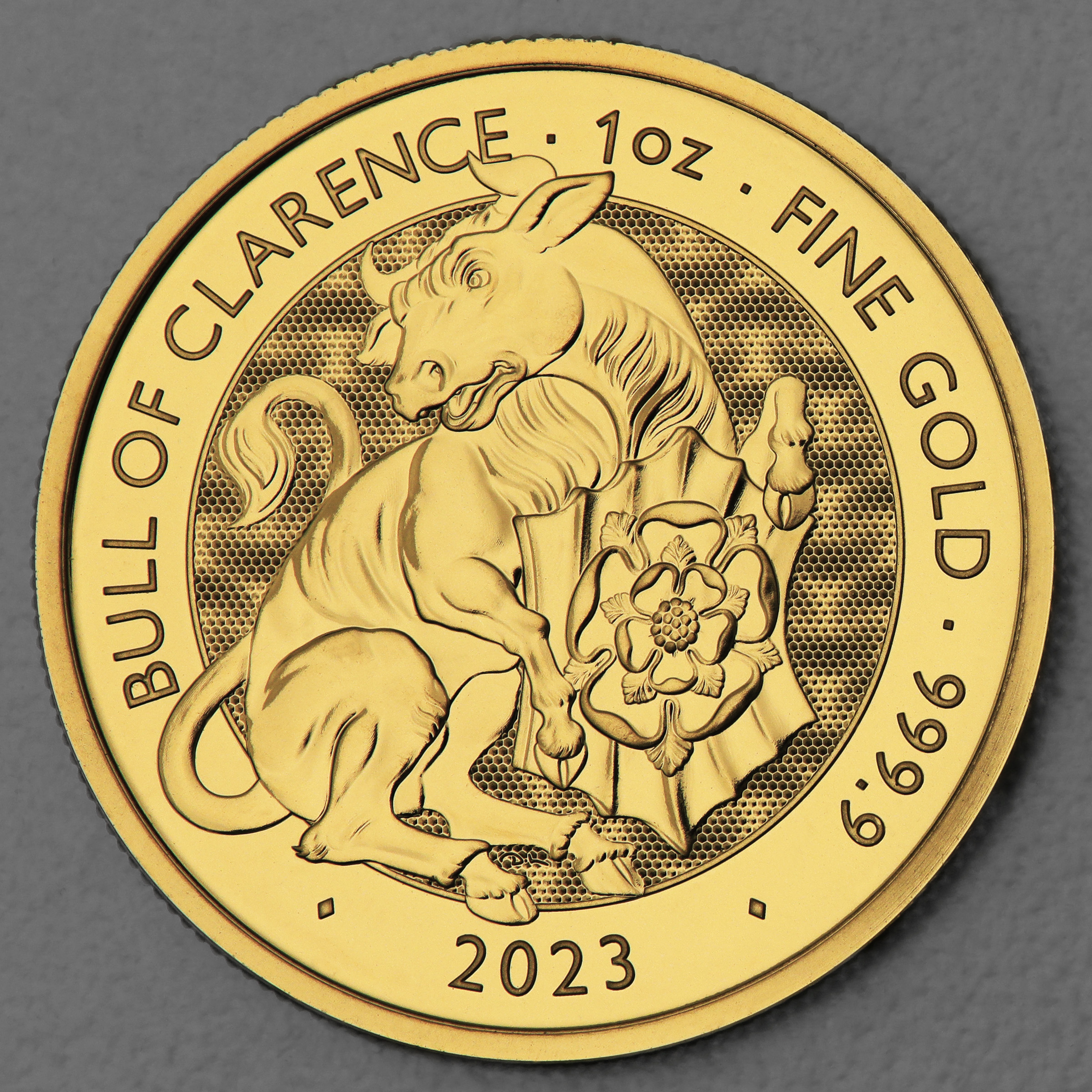 Goldmünze 1oz "Bull of Clarence" 2023 Royal Tudor Beasts (Großbritannien) - Hauptansicht