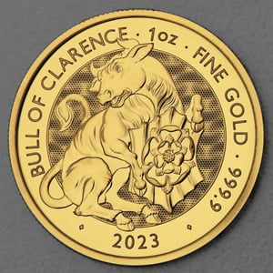 Goldmünze 1oz "Bull of Clarence" 2023 Royal Tudor Beasts (Großbritannien) - Hauptansicht