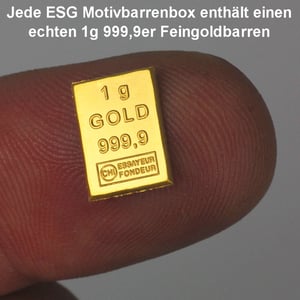 Goldbarren 1g "Glückwunsch/Geschafft" (Motivbox) - Miniaturansicht 4