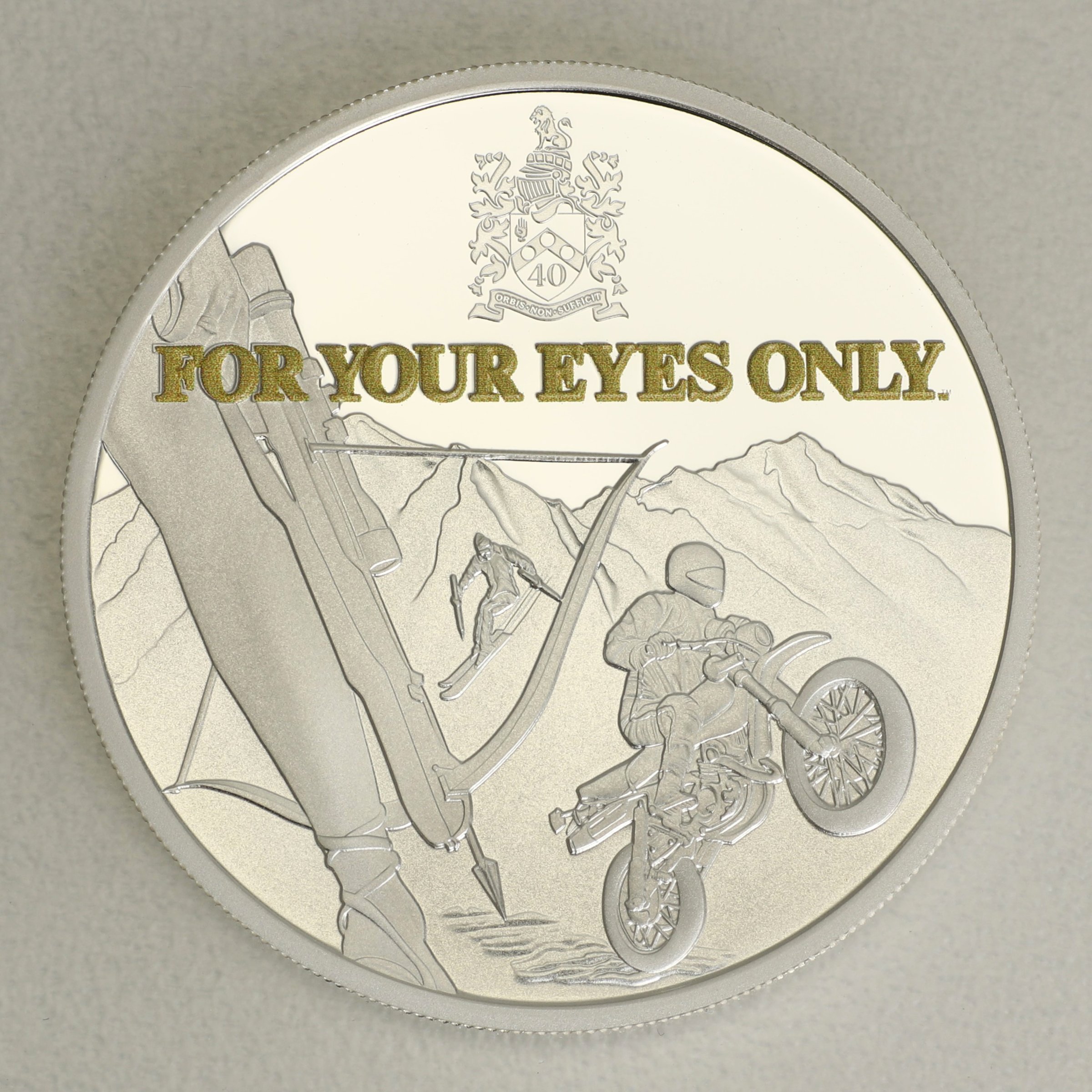 Silbermünze 1oz "FOR YOUR EYES ONLY" 2021 (PP) James Bond (Tuvalu) - Hauptansicht