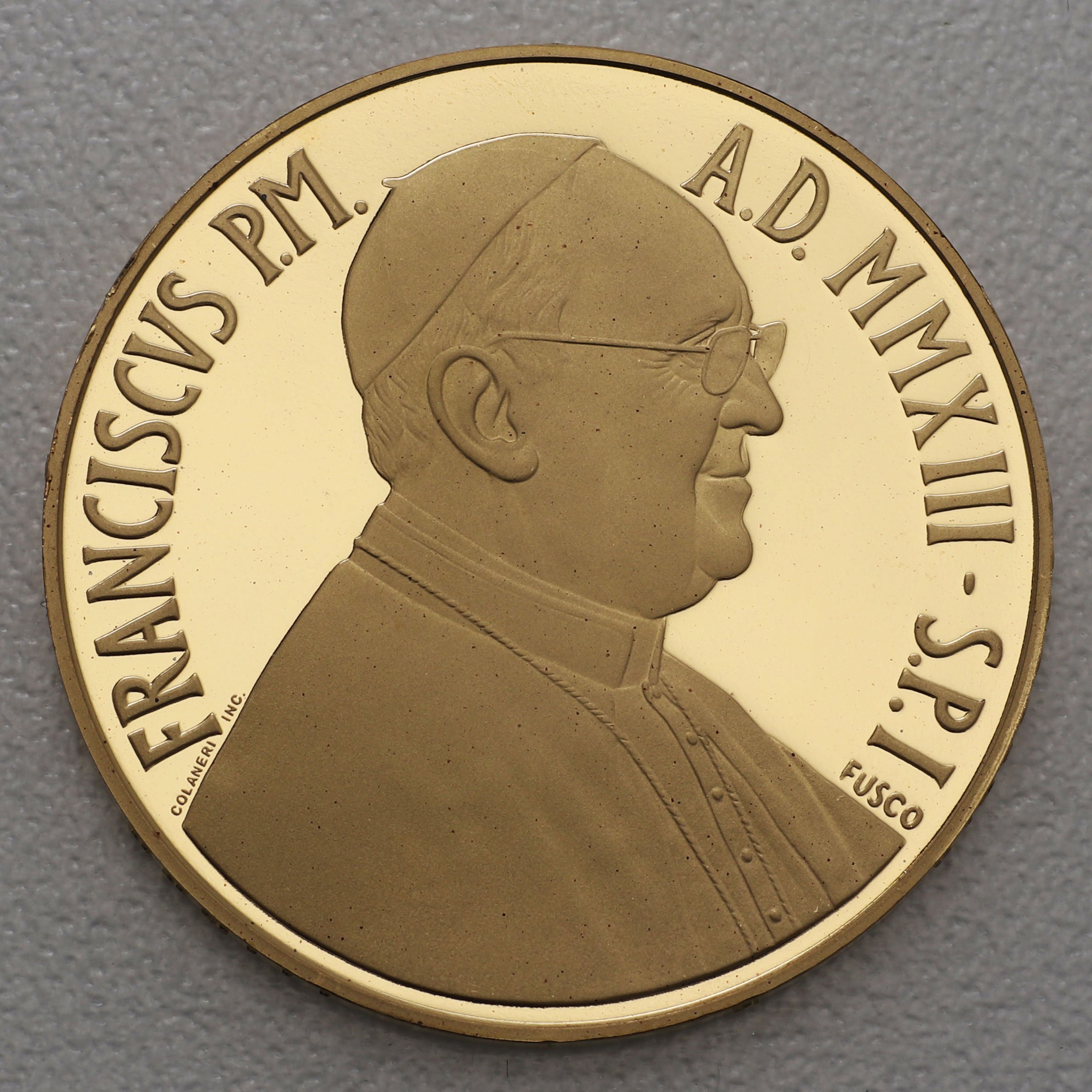 Goldmünze "100 Euro - 2013" Sixtinische Madonna (Vatikanstadt) - Detailansicht 1