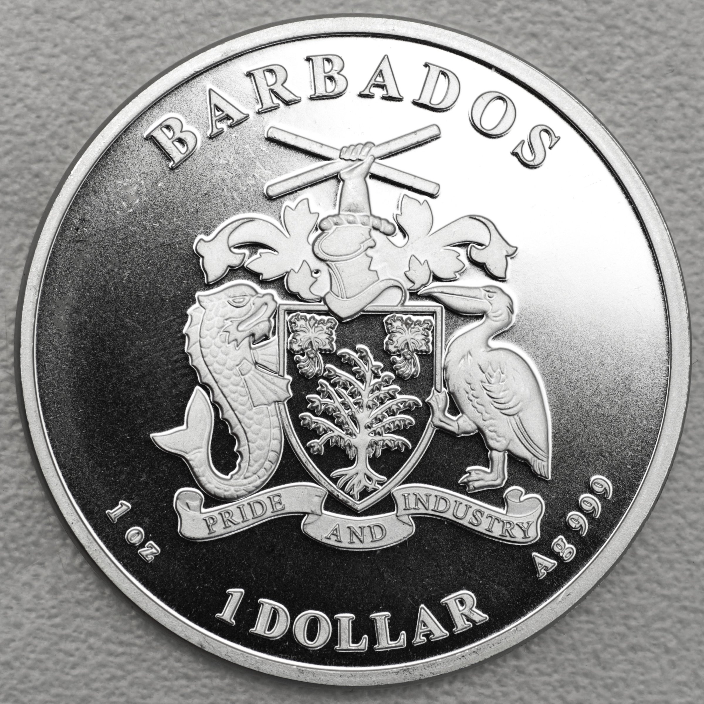 Silbermünze 1oz "Seepferdchen" 2018 Caribbean Silver (Barbados) - Detailansicht 1