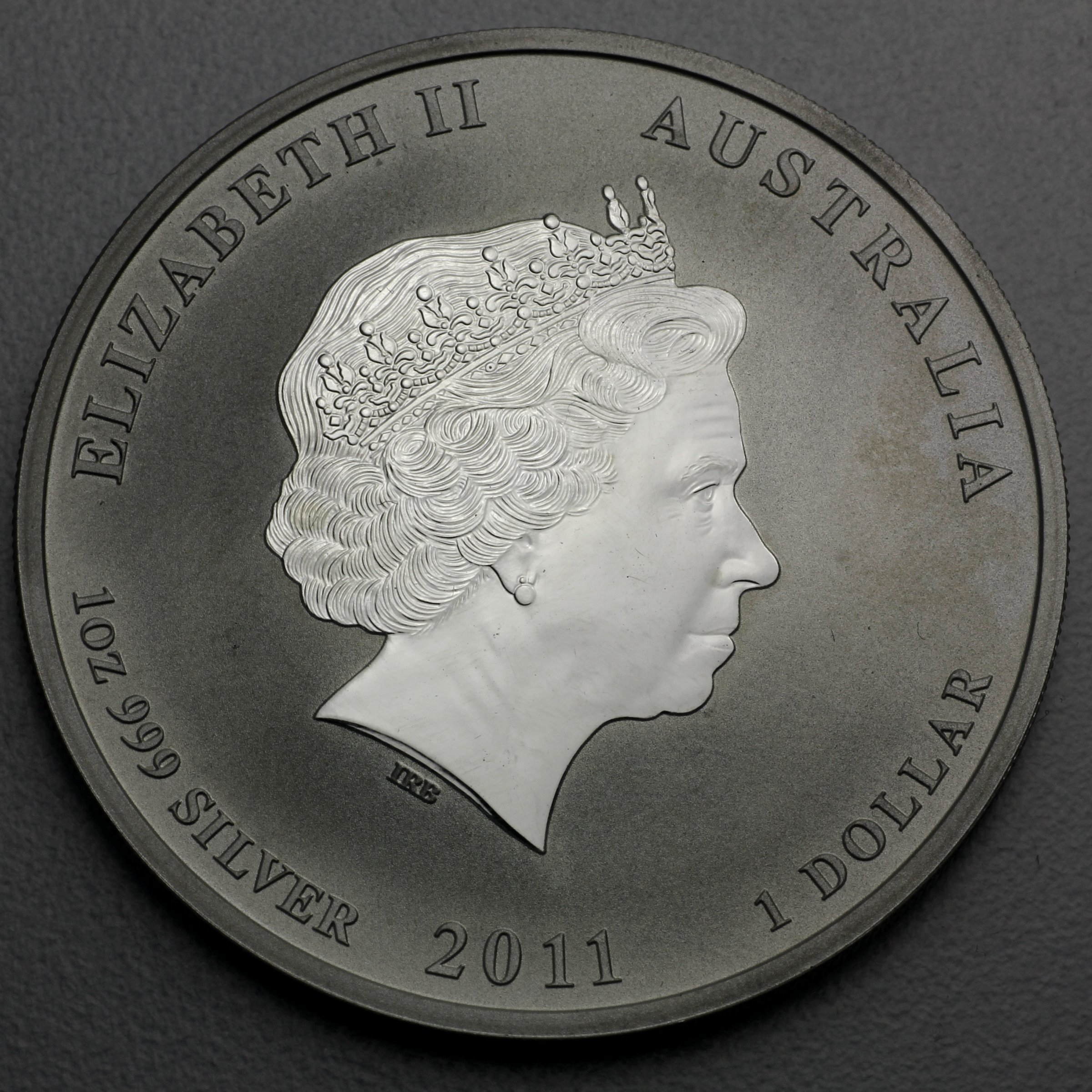 Silbermünze 1oz "Hase" 2011 Lunar II – Year of the Rabbit (Australien) - Detailansicht 1