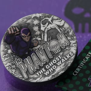 Silbermünze 2oz "The Phantom" 2023 (AF/koloriert) (Tuvalu) - Miniaturansicht 5