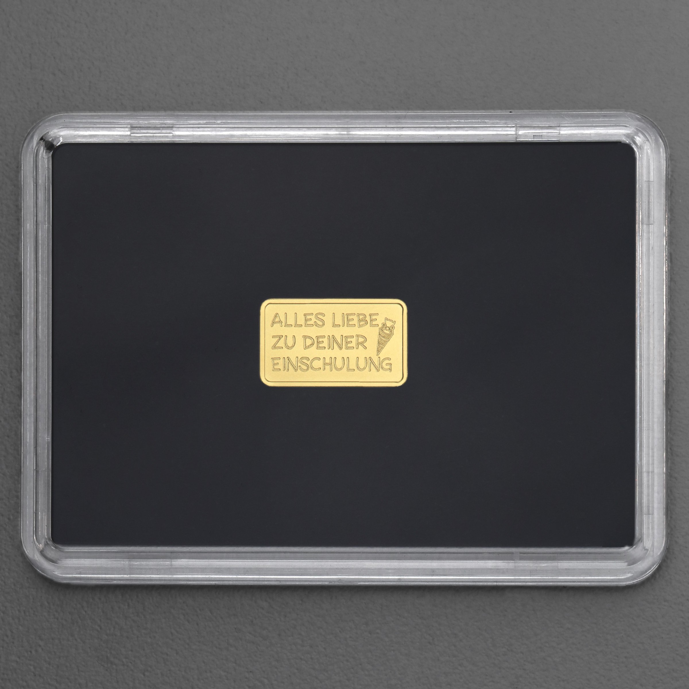Goldbarren 2,5g Gravur "Einschulung" - Detailansicht 4