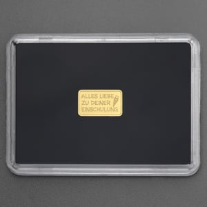 Goldbarren 2,5g Gravur "Einschulung" - Miniaturansicht 5