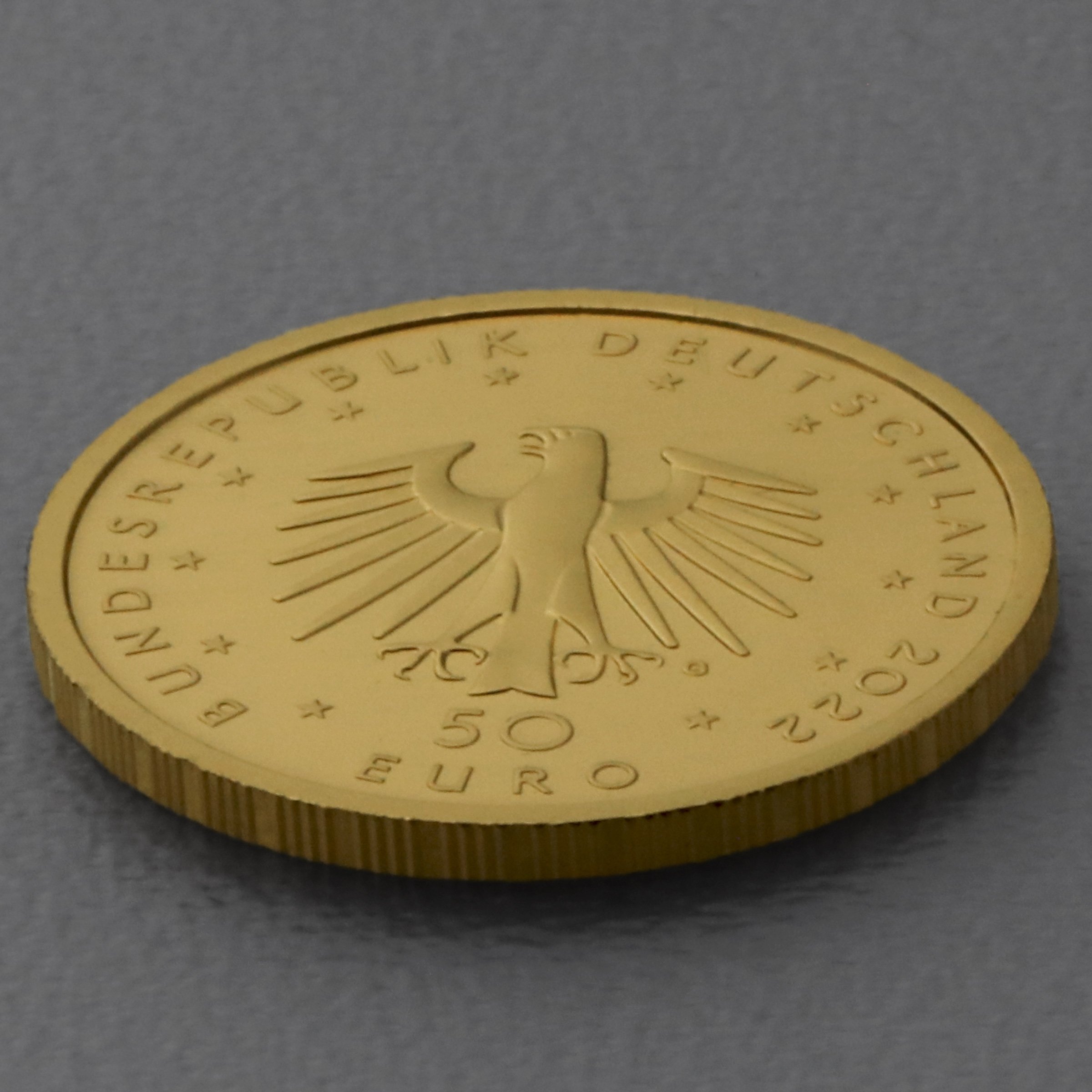 Goldmünze 50 Euro "Konzertgitarre" 2022 Musikinstrumente (Deutschland) - Detailansicht 3