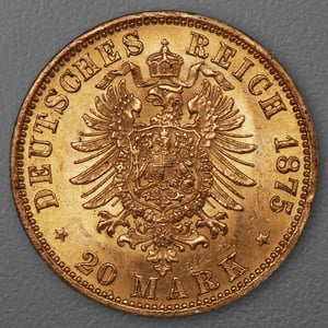 Goldmünze 20 Mark "Wilhelm I." 1875-A J.246 (Preußen) - Miniaturansicht 2